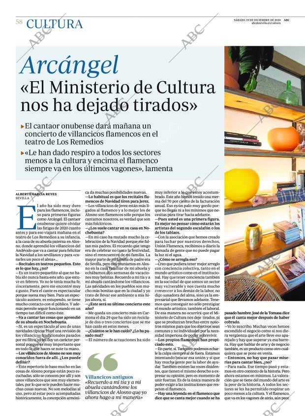 ABC SEVILLA 19-12-2020 página 58