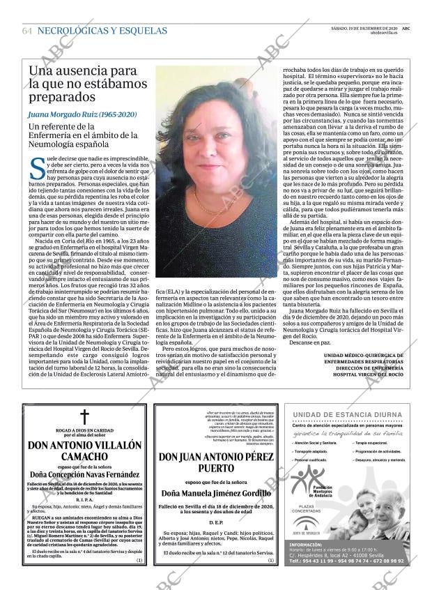 ABC SEVILLA 19-12-2020 página 64