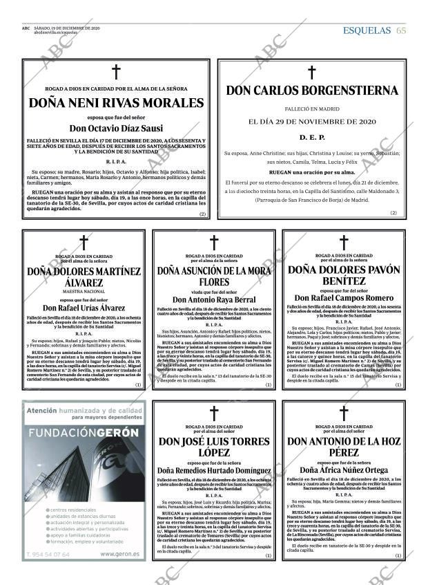 ABC SEVILLA 19-12-2020 página 65