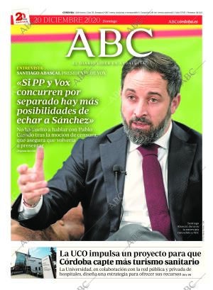 ABC CORDOBA 20-12-2020 página 1