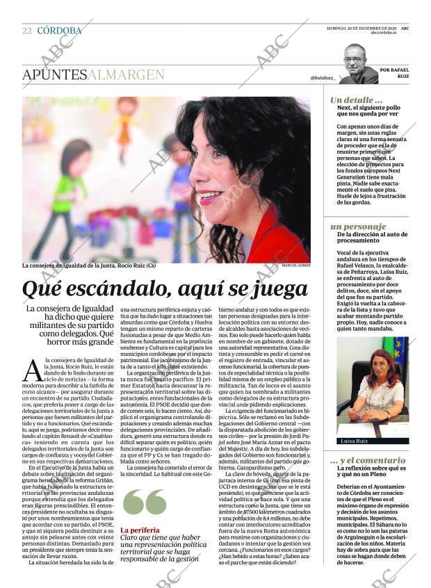 ABC CORDOBA 20-12-2020 página 22