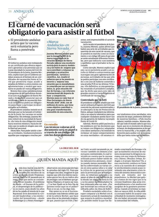 ABC CORDOBA 20-12-2020 página 38