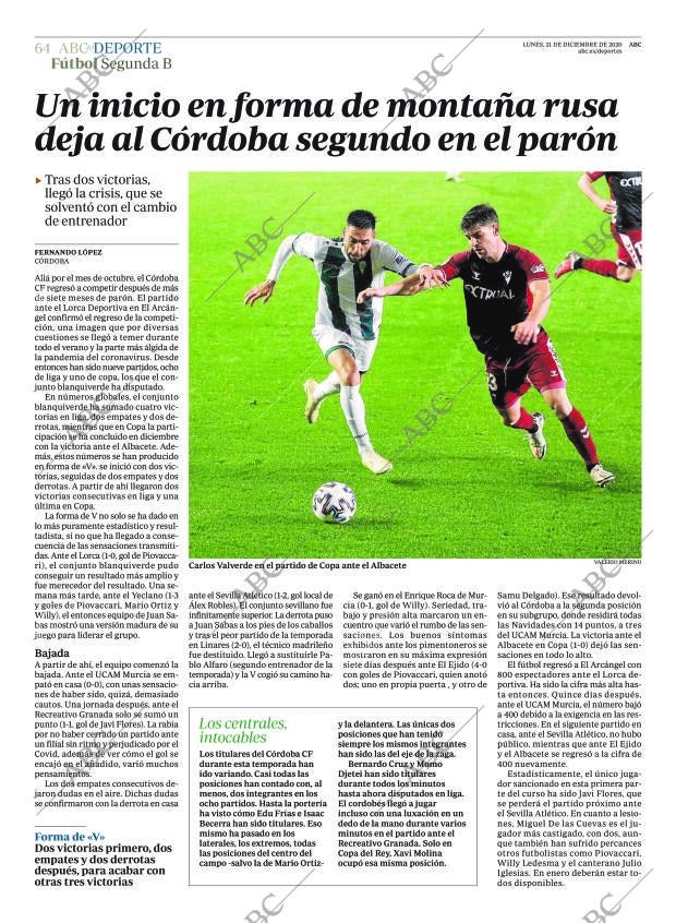 ABC CORDOBA 21-12-2020 página 64