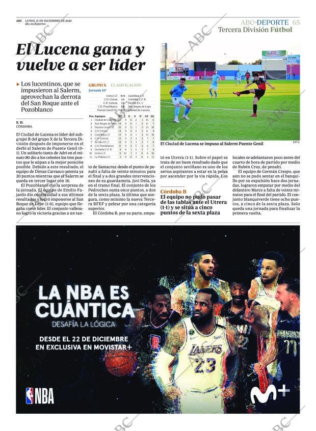 ABC CORDOBA 21-12-2020 página 65