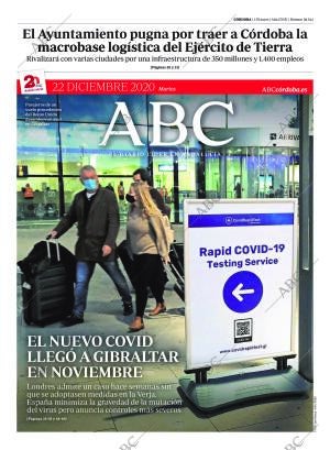 ABC CORDOBA 22-12-2020 página 1