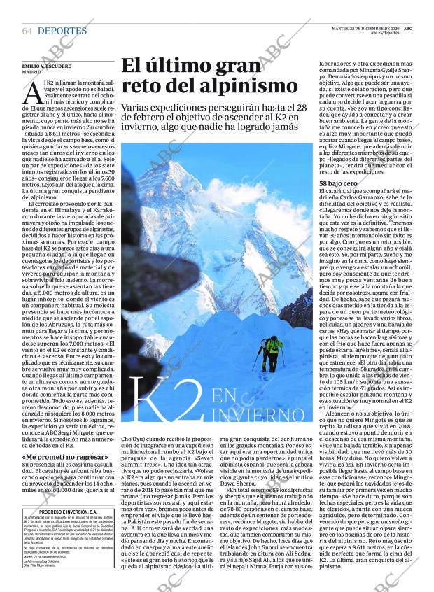 ABC CORDOBA 22-12-2020 página 64