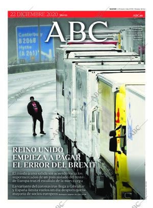ABC MADRID 22-12-2020 página 1