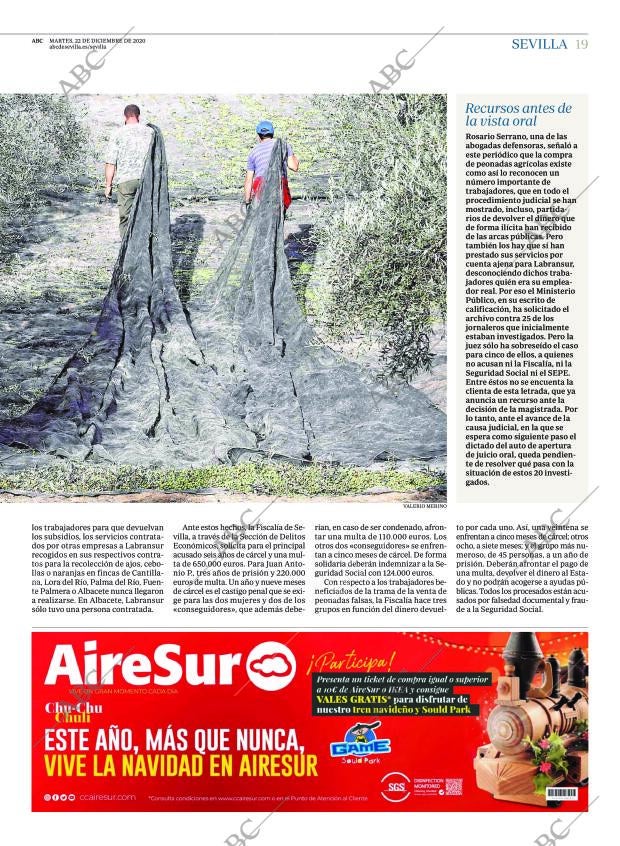 ABC SEVILLA 22-12-2020 página 19