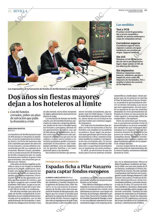 ABC SEVILLA 22-12-2020 página 22