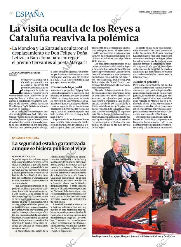 ABC SEVILLA 22-12-2020 página 38