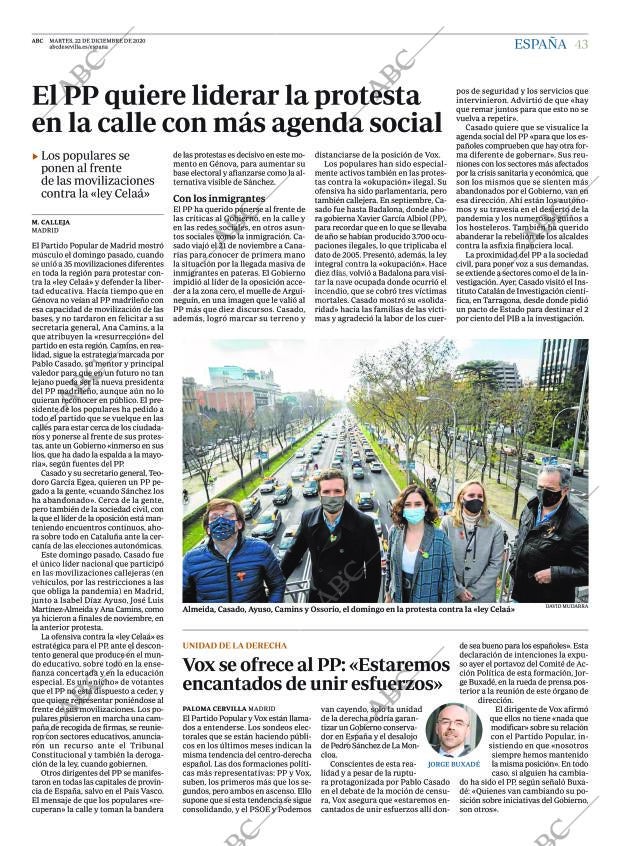 ABC SEVILLA 22-12-2020 página 43