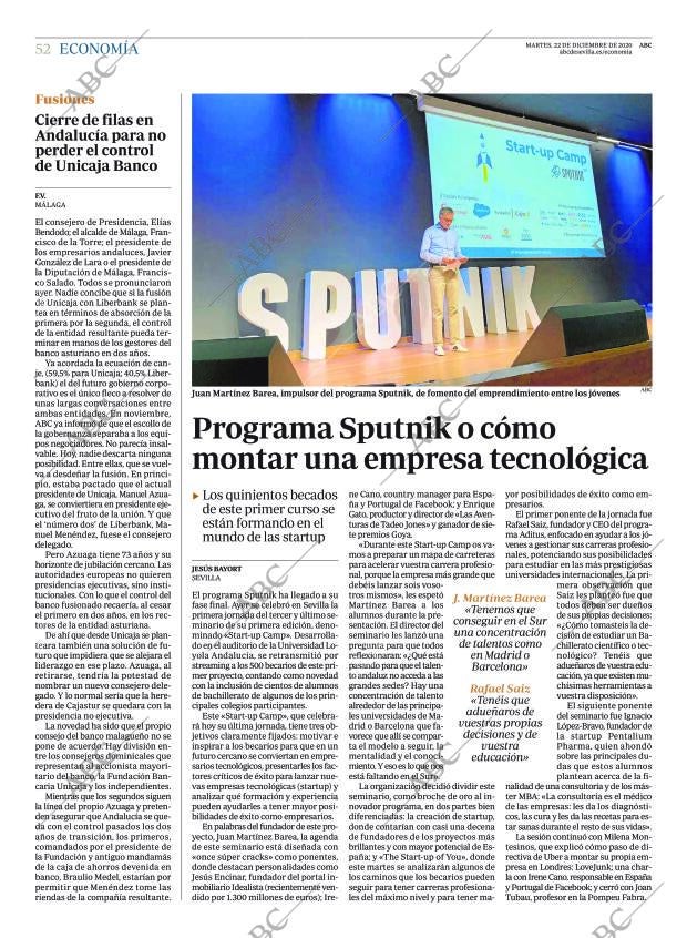 ABC SEVILLA 22-12-2020 página 52