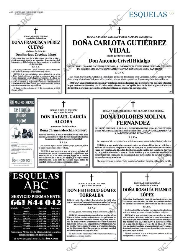 ABC SEVILLA 22-12-2020 página 65