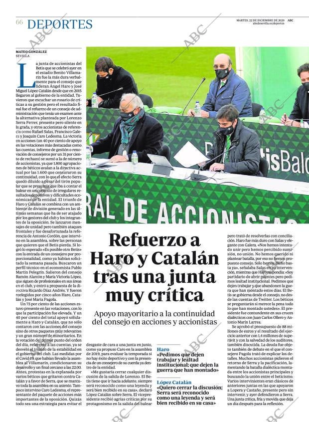 ABC SEVILLA 22-12-2020 página 66