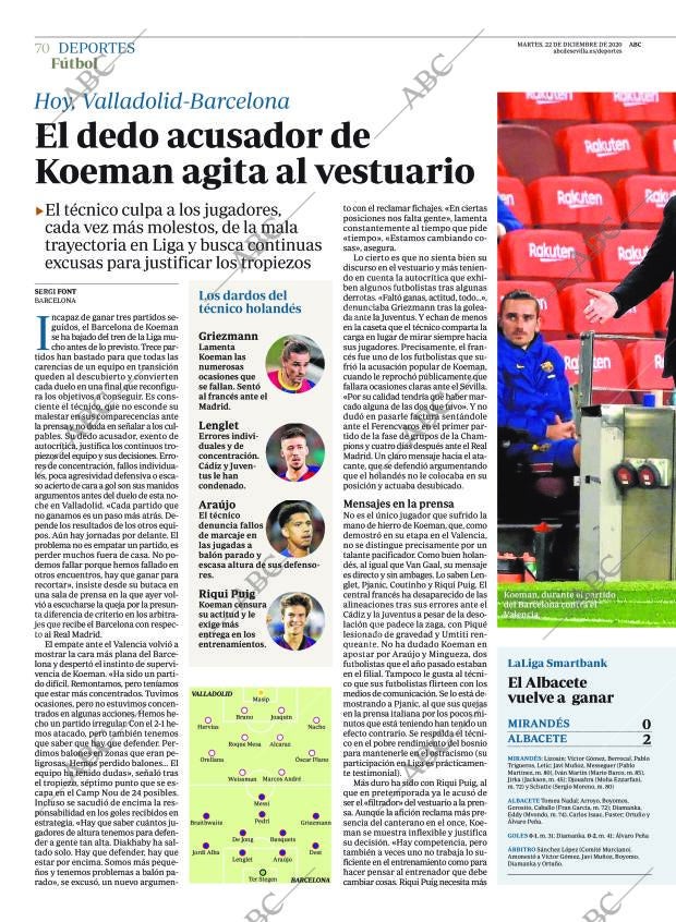 ABC SEVILLA 22-12-2020 página 70