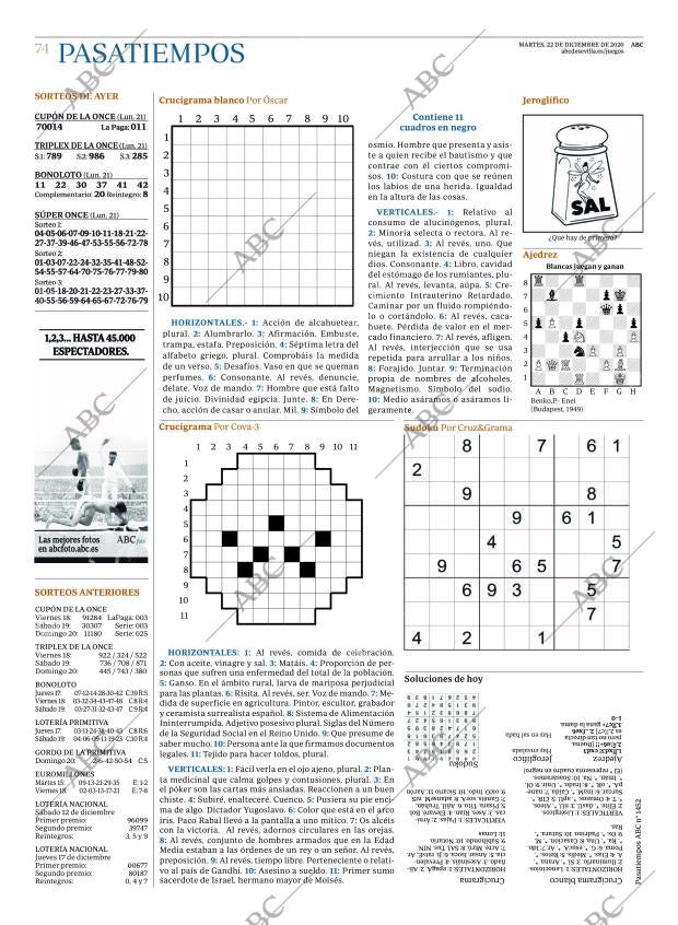 ABC SEVILLA 22-12-2020 página 74