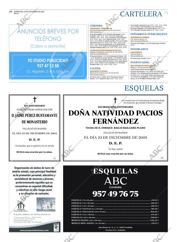 ABC CORDOBA 23-12-2020 página 71