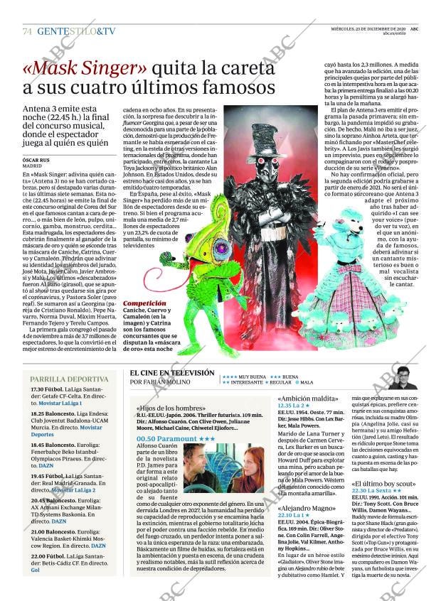 ABC CORDOBA 23-12-2020 página 74