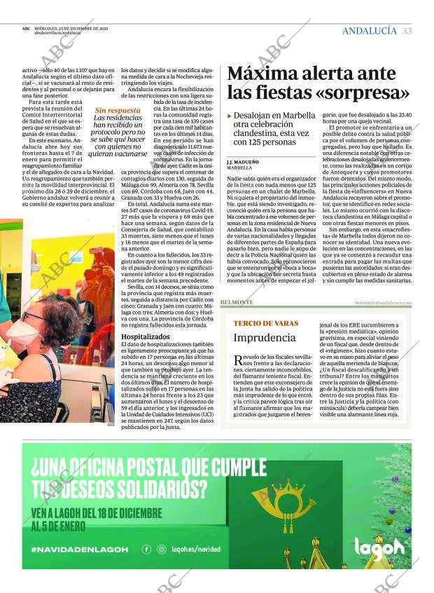 ABC SEVILLA 23-12-2020 página 33