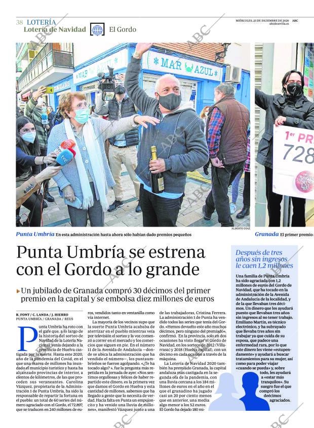 ABC SEVILLA 23-12-2020 página 38