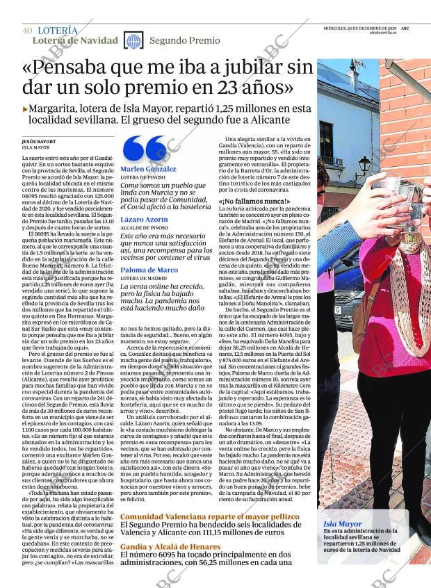 ABC SEVILLA 23-12-2020 página 40