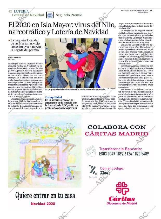 ABC SEVILLA 23-12-2020 página 42