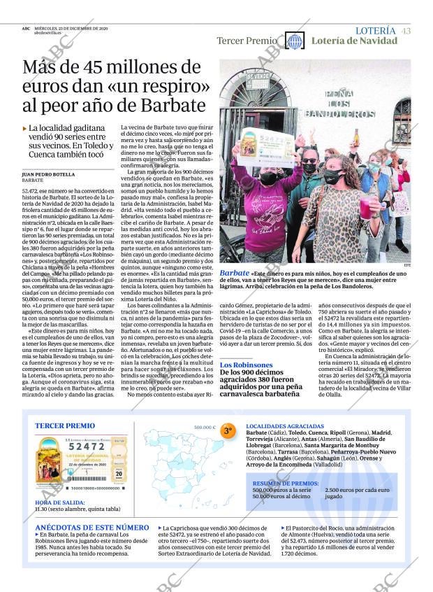 ABC SEVILLA 23-12-2020 página 43