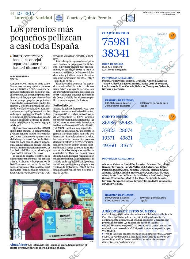 ABC SEVILLA 23-12-2020 página 44