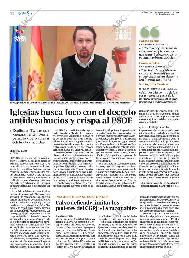 ABC SEVILLA 23-12-2020 página 50