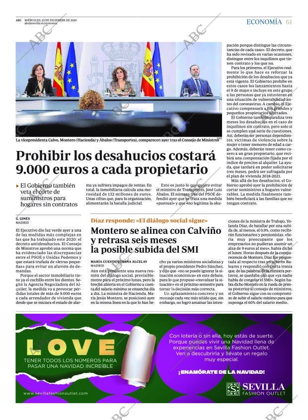 ABC SEVILLA 23-12-2020 página 61