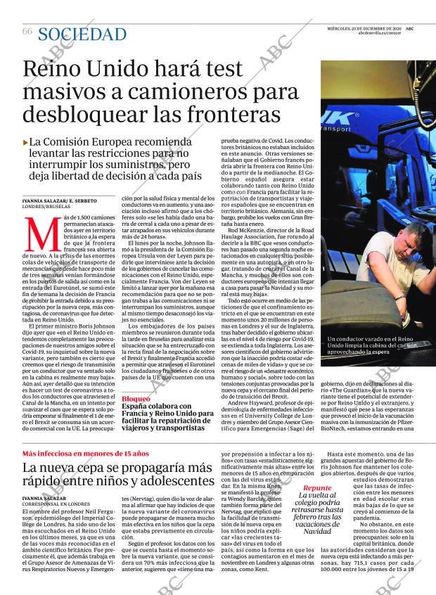 ABC SEVILLA 23-12-2020 página 66