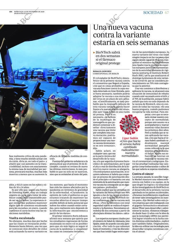 ABC SEVILLA 23-12-2020 página 67