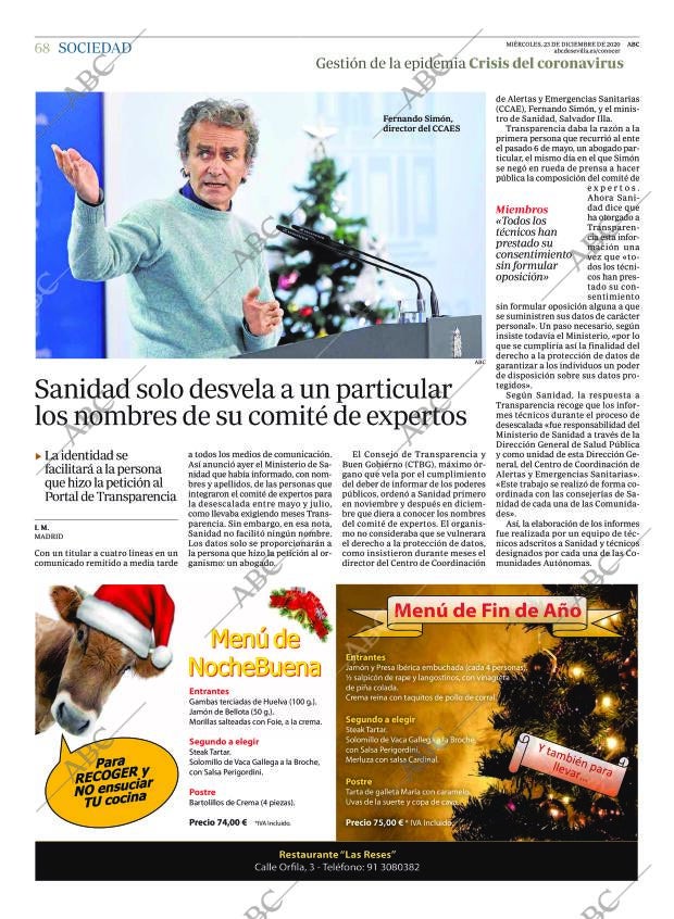 ABC SEVILLA 23-12-2020 página 68