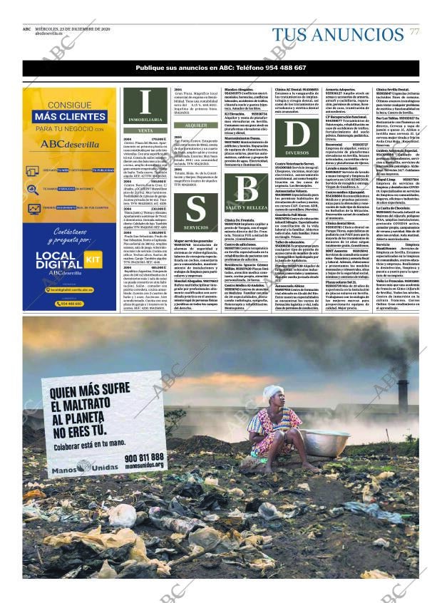 ABC SEVILLA 23-12-2020 página 77