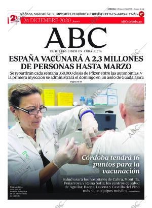 ABC CORDOBA 24-12-2020 página 1