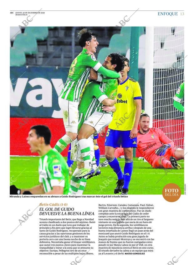 ABC SEVILLA 24-12-2020 página 13