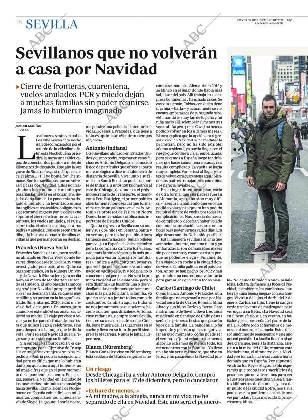 ABC SEVILLA 24-12-2020 página 18
