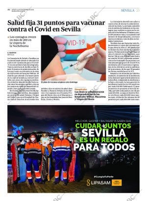 ABC SEVILLA 24-12-2020 página 23
