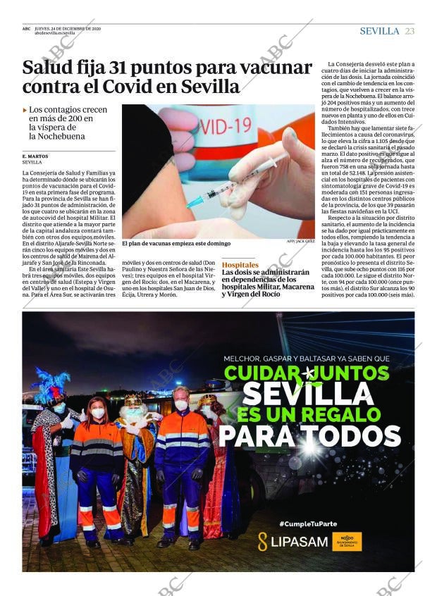 ABC SEVILLA 24-12-2020 página 23