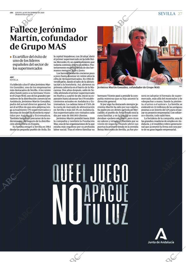 ABC SEVILLA 24-12-2020 página 27