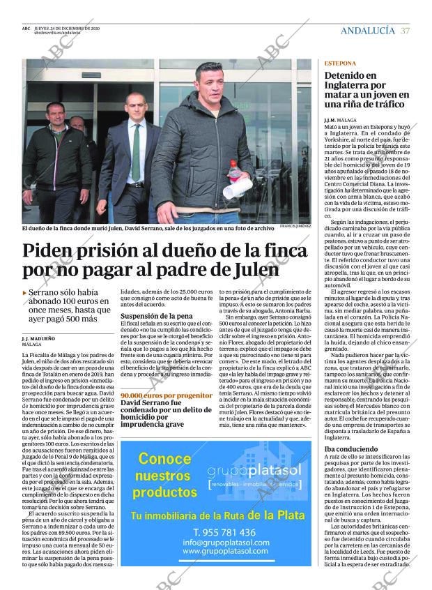ABC SEVILLA 24-12-2020 página 37