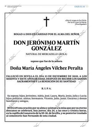 ABC SEVILLA 24-12-2020 página 65