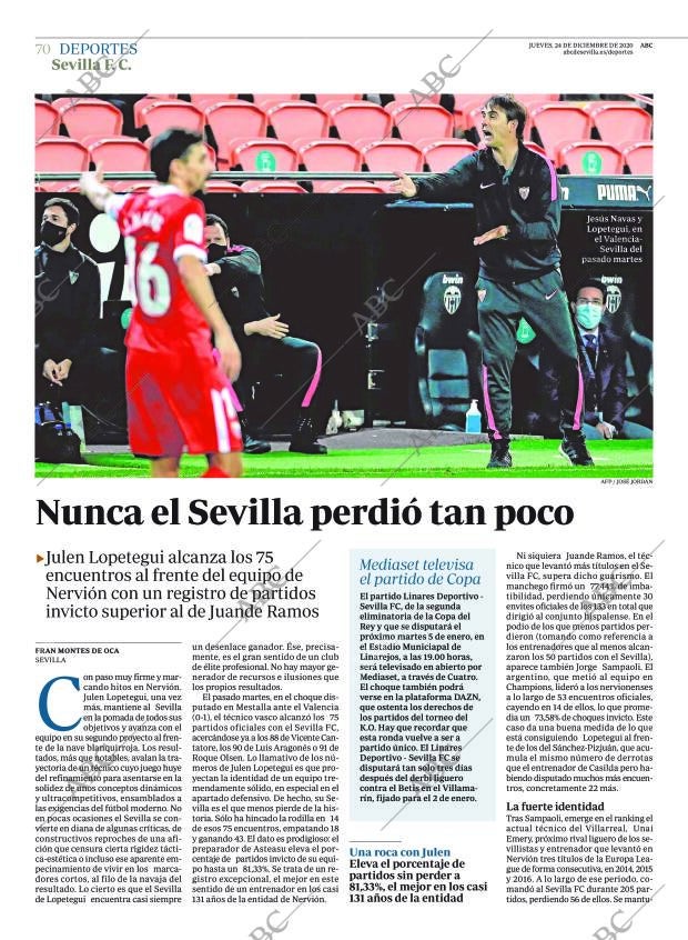 ABC SEVILLA 24-12-2020 página 70
