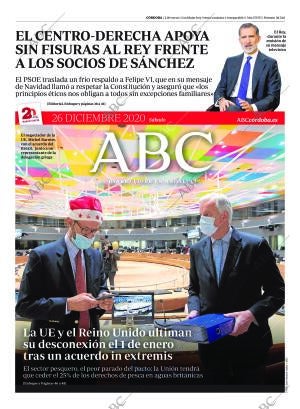 ABC CORDOBA 26-12-2020 página 1