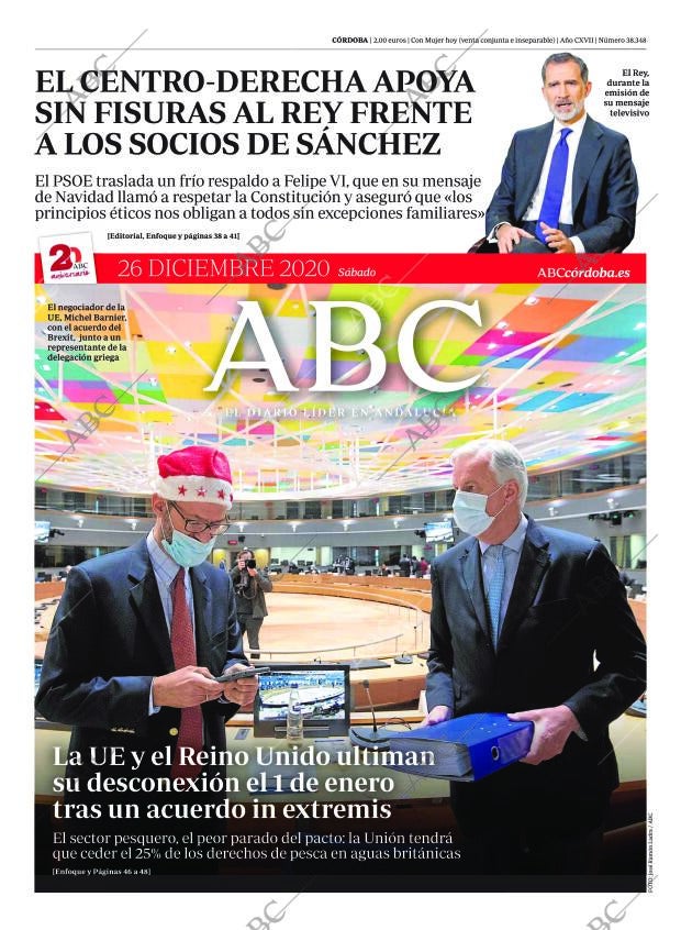 ABC CORDOBA 26-12-2020 página 1