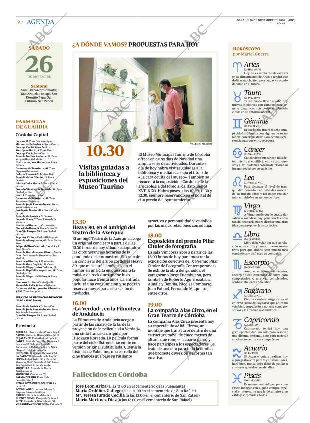 ABC CORDOBA 26-12-2020 página 30