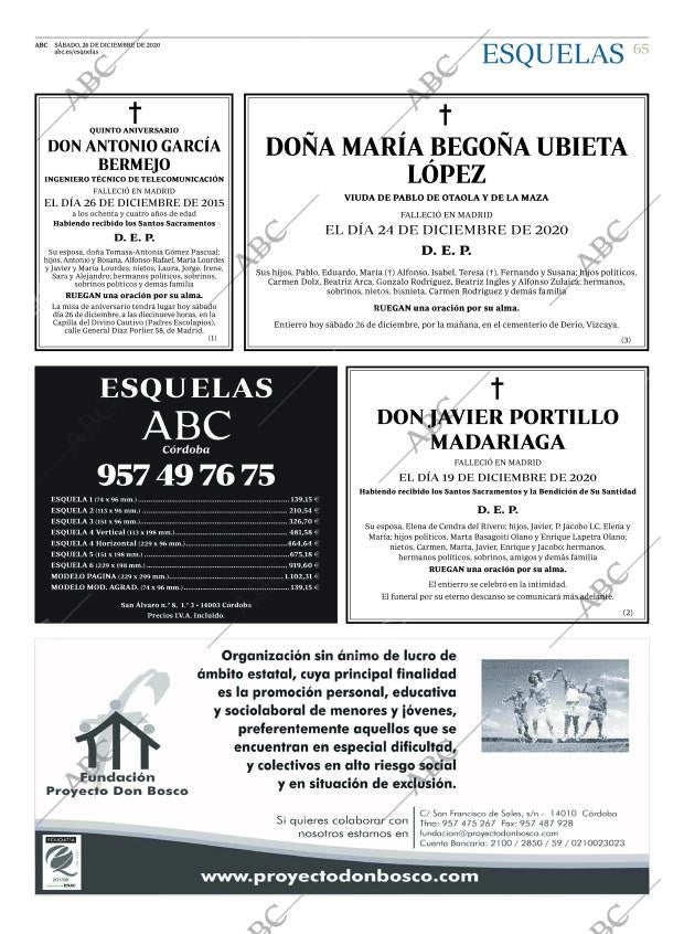 ABC CORDOBA 26-12-2020 página 65