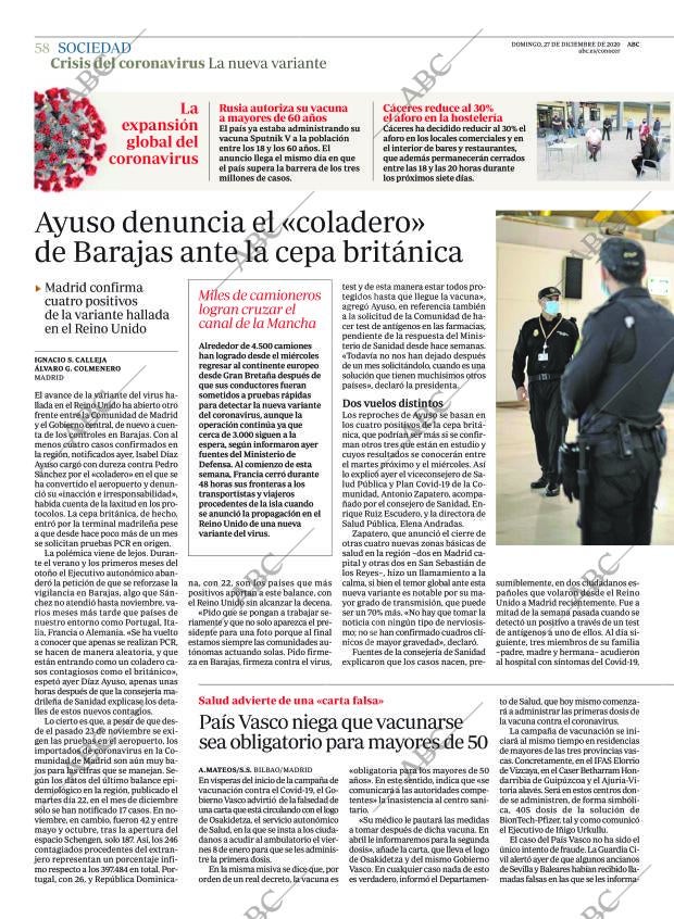 ABC CORDOBA 27-12-2020 página 58