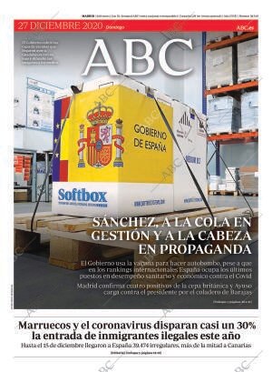 ABC MADRID 27-12-2020 página 1