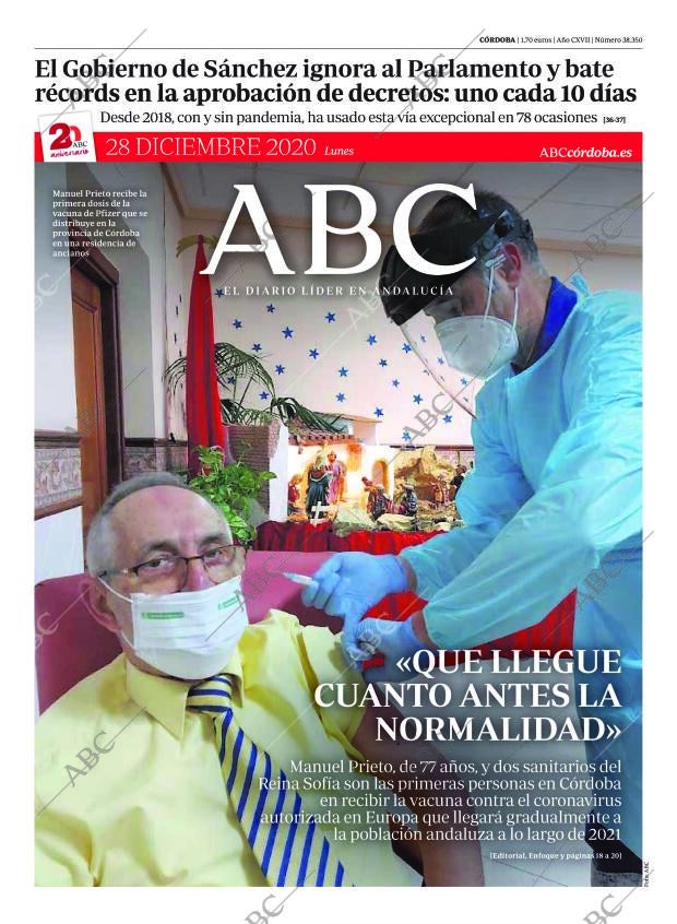 ABC CORDOBA 28-12-2020 página 1